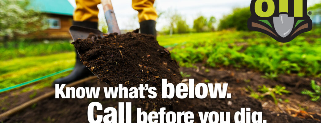 Call811 - Know what's below. Call before you dig. - Web Banner - Southern Cross
